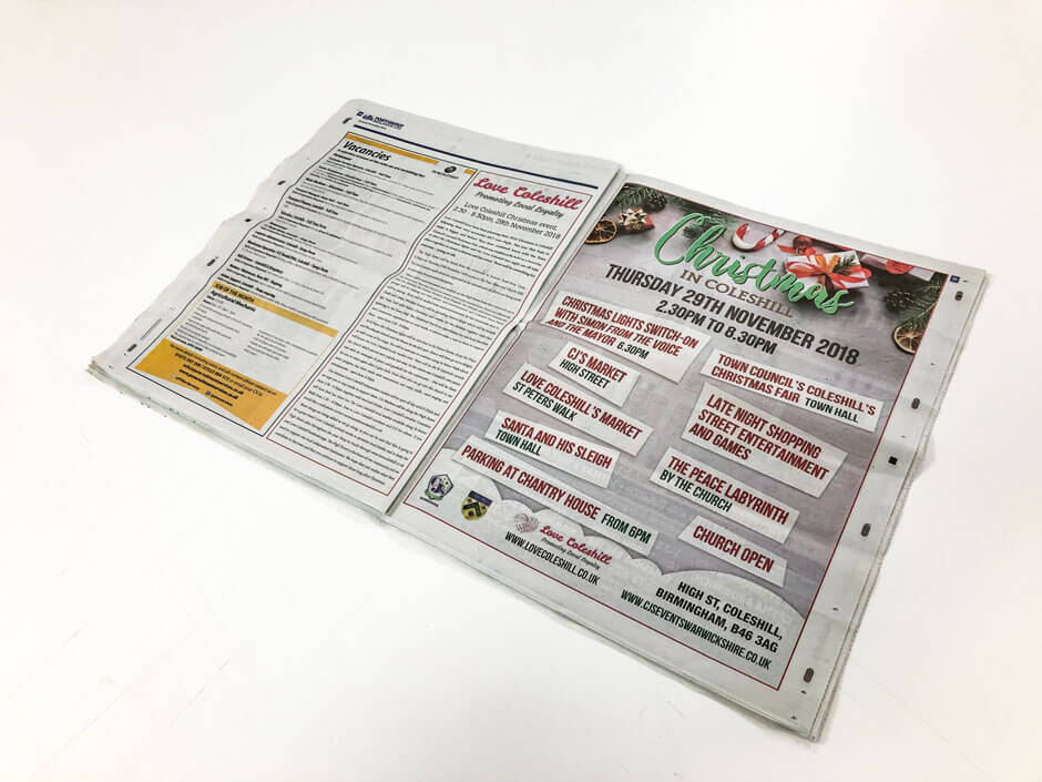 Coleshill-Post-Advert-in-Print