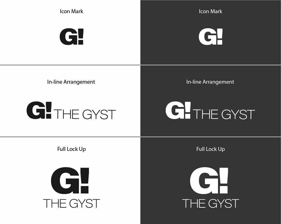 The Gyst logo suite